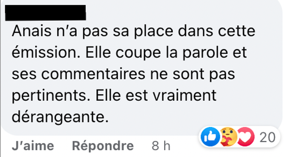 Commentaire d'internaute.