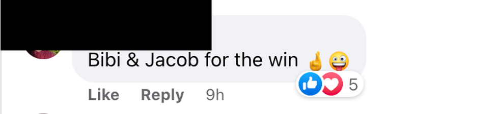 Commentaire Facebook.