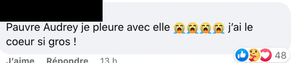 Commentaire Facebook.