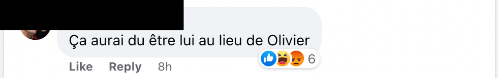 Commentaire sur Facebook.