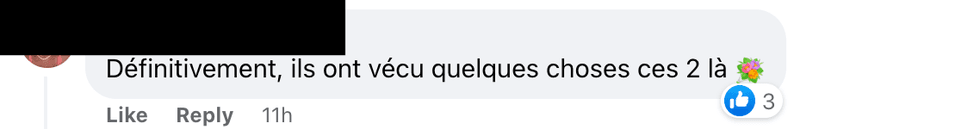 Commentaire sur Facebook.