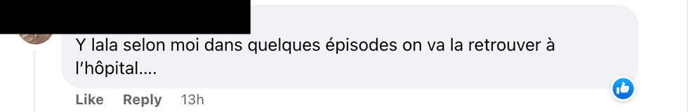 Commentaire sur Facebook