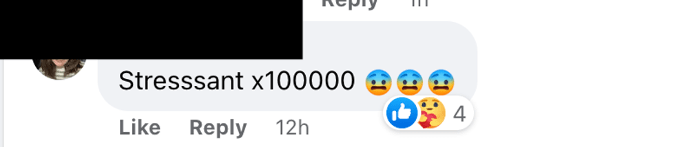 Commentaire sur Facebook.