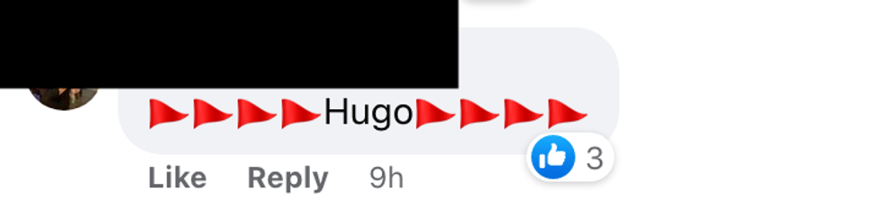 Commentaire sur Facebook.