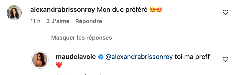 Commentaire sur Facebook.