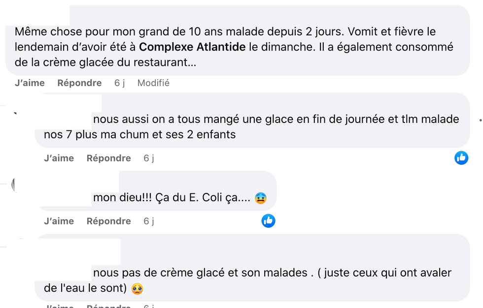 Commentaires de la page Spotted st-j\u00e9rome sur Facebook.