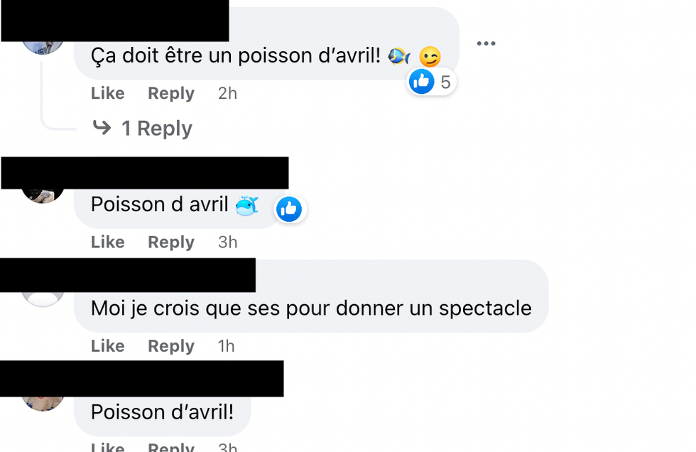 Commentaires Facebook.