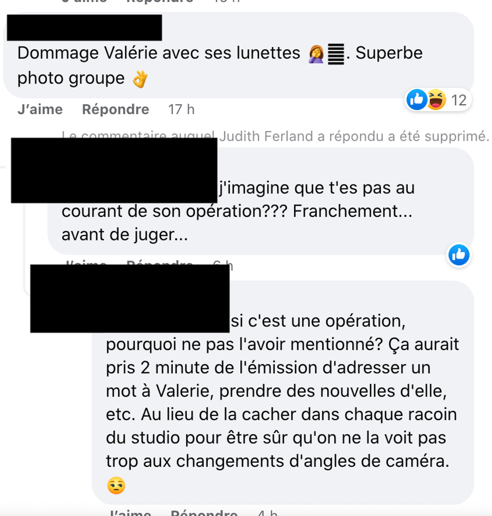 Commentaires Facebook.
