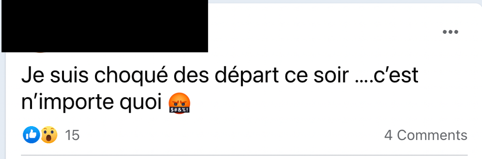 Commentaires Facebook.