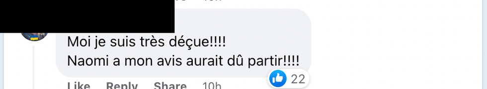 Commentaires Facebook.