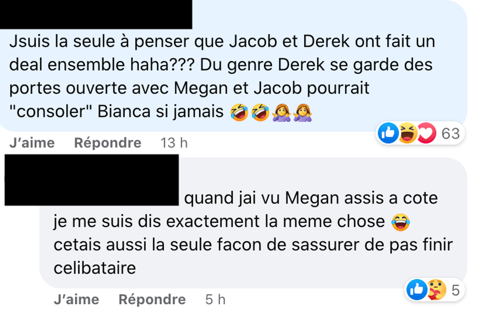 Commentaires Facebook.
