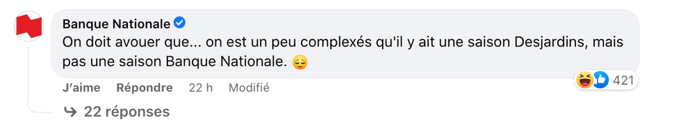 Commentaires Facebook.