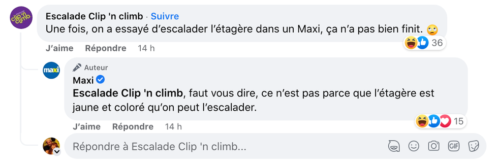 Commentaires Facebook.