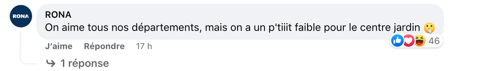 Commentaires Facebook.