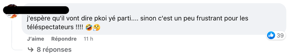 Commentaires Facebook.