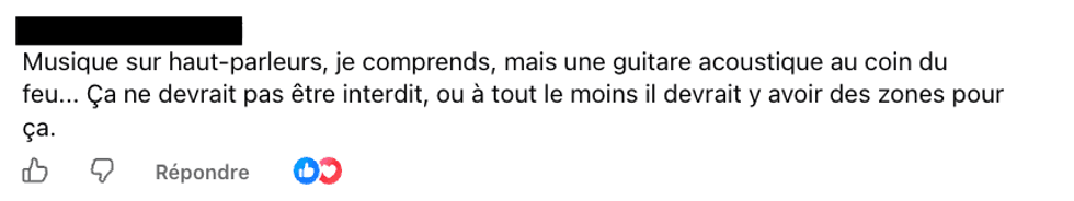 Commentaires sur les r\u00e9seaux sociaux par rapport aux nouvelles r\u00e8gles de la S\u00e9paq.