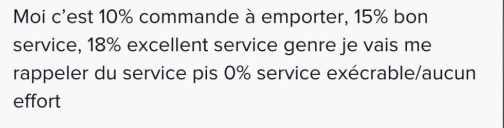 Commentaires sur TikTok.