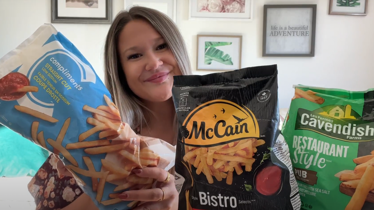 Comparaison de surgelés : Izabelle Bee avec les frites McCain, Les fermes Cavendish et Compliments