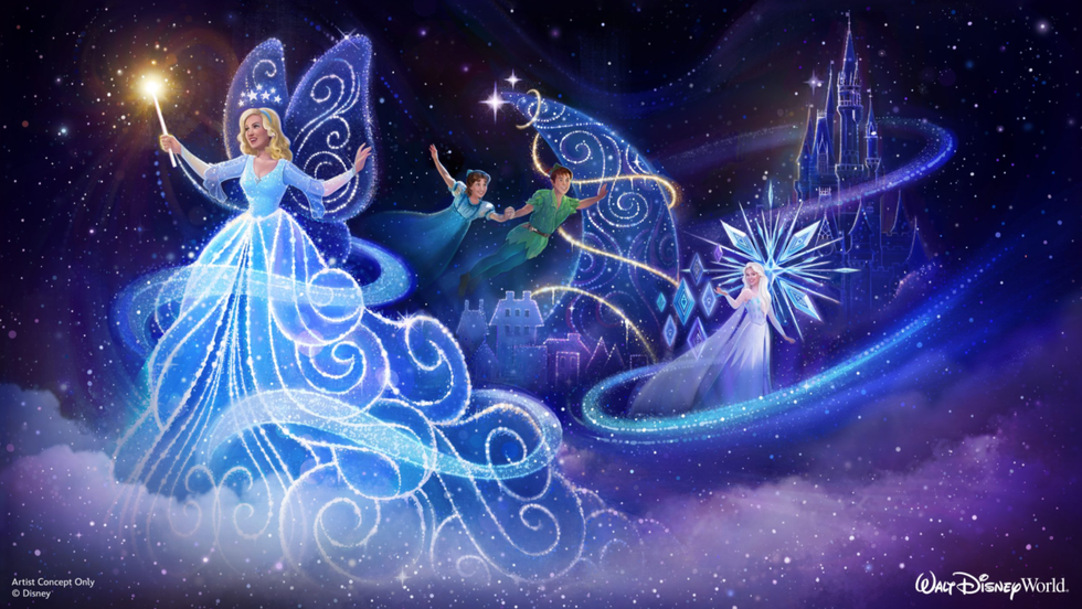 Concept art for the brand new Disney Starlight parade.