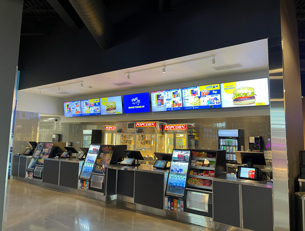 Concession stand at Cineplex Junxion.