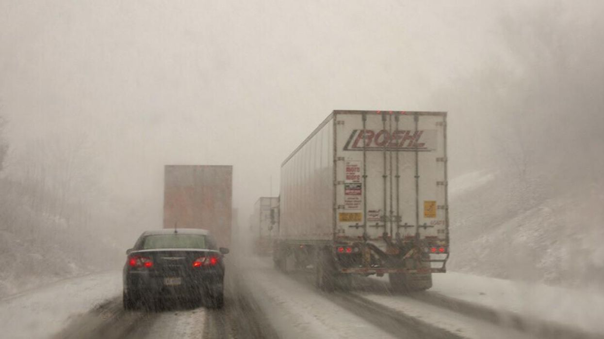Conditions hivernales de conduite.