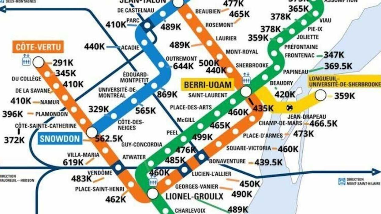 Condos à vendre: cette carte te montre le prix médian selon la station de métro à Montréal