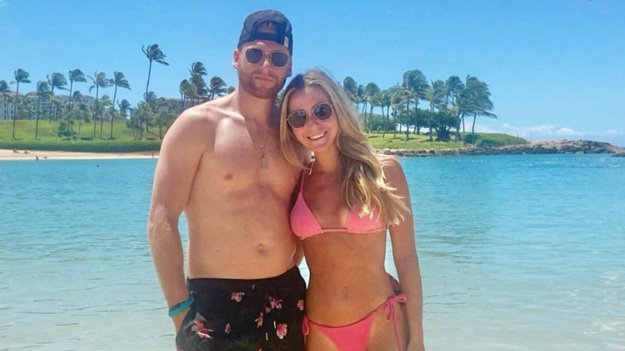 Connor Brown and his wife Madison Brown.