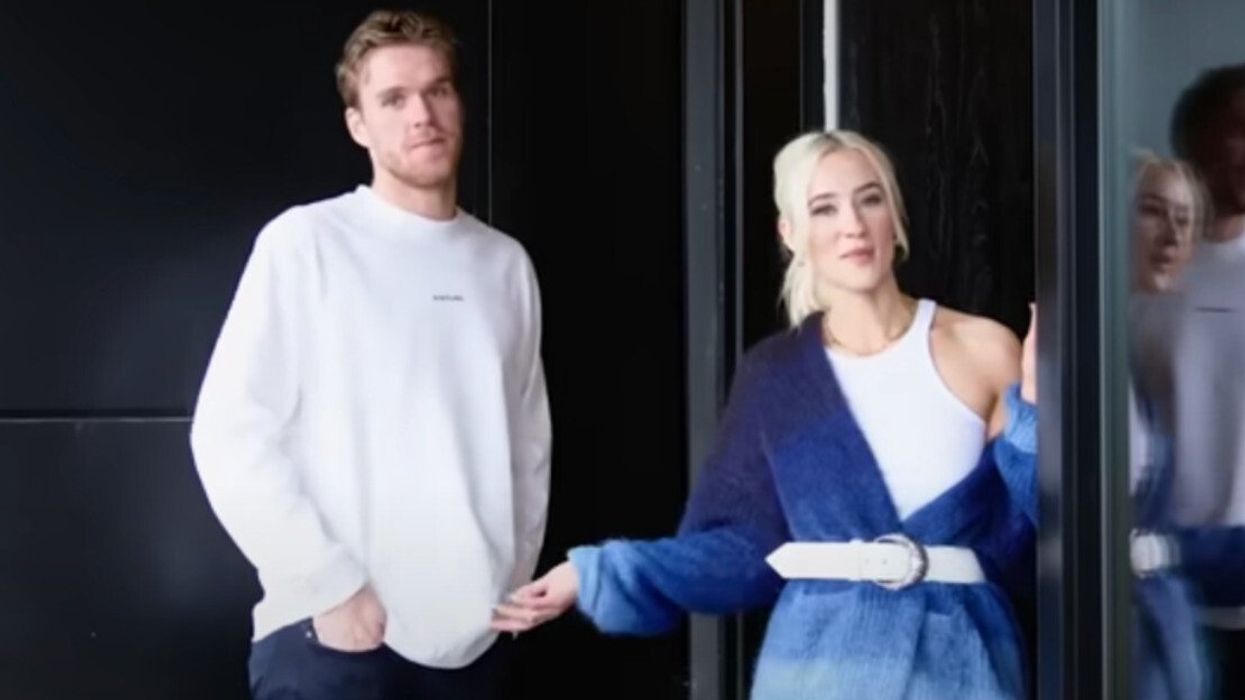 Connor McDavid and his fiancée Lauren Kyle.