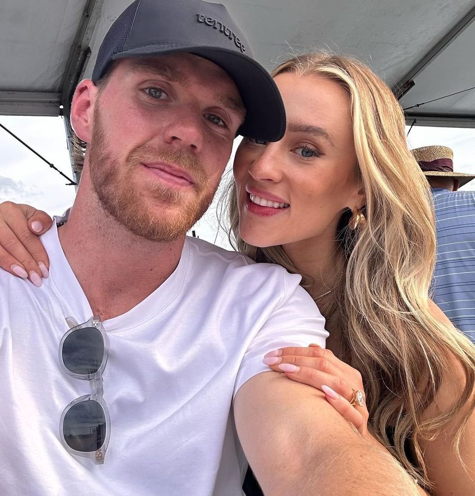 Connor McDavid and Lauren Kyle.