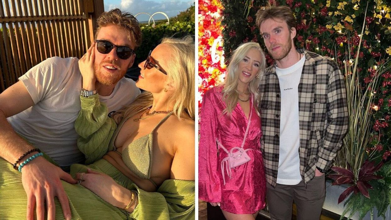 Connor McDavid and Lauren Kyle.