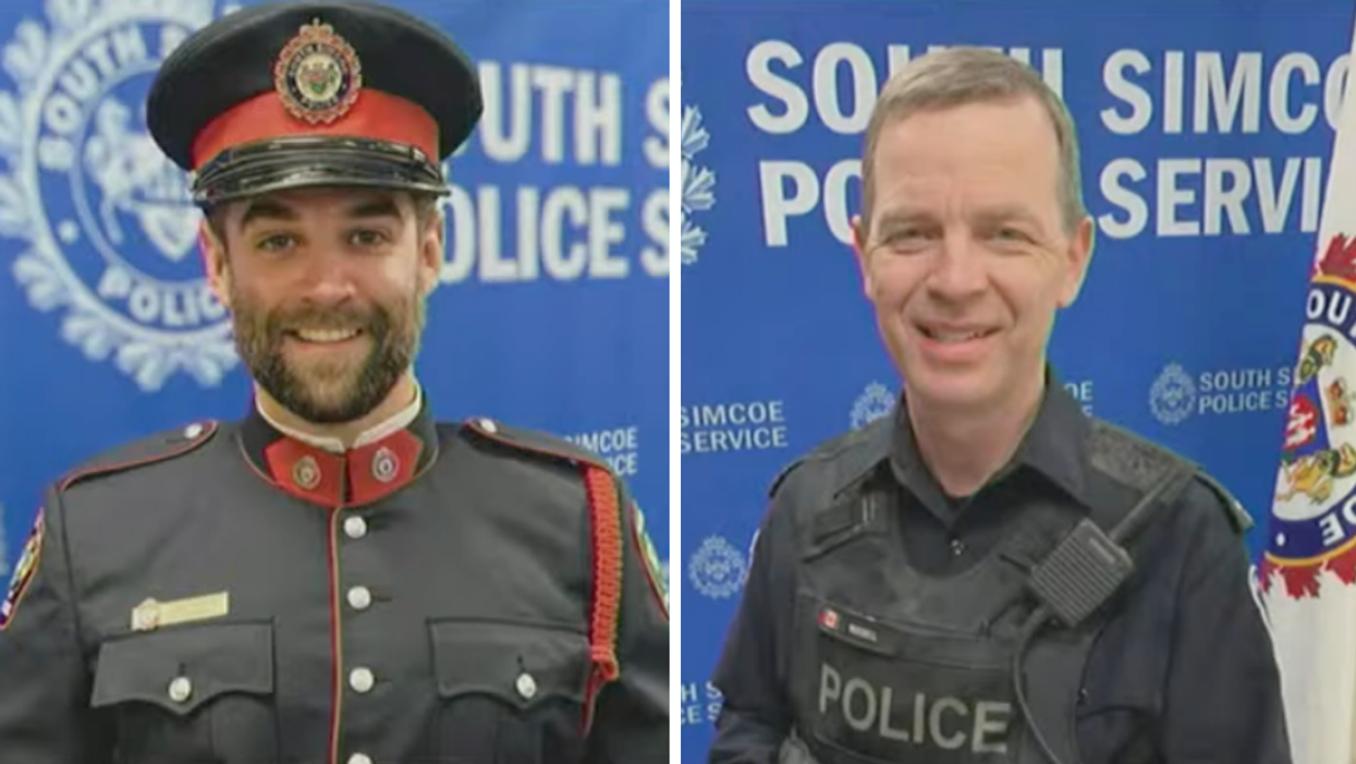Constable Devon Northrup. Right: Constable Morgan Russell.