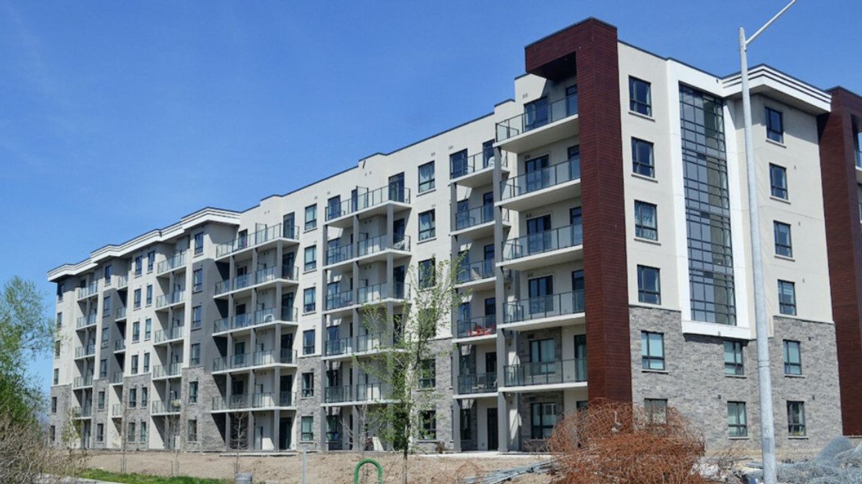 Construction of a condo building
