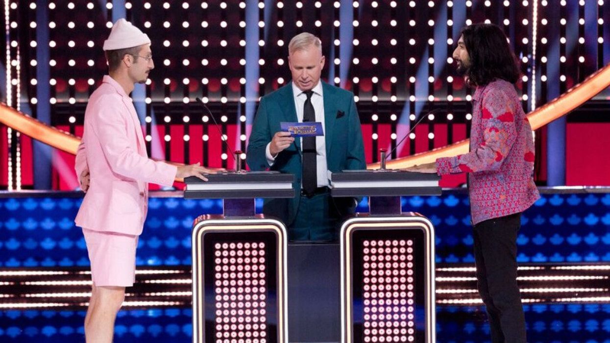 Contestants on "Family Feud Canada."