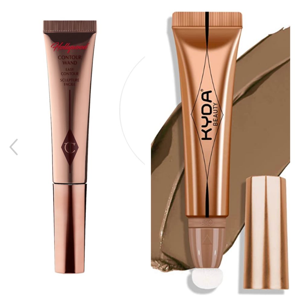 Contour Sephora. Droite : Contour Amazon.