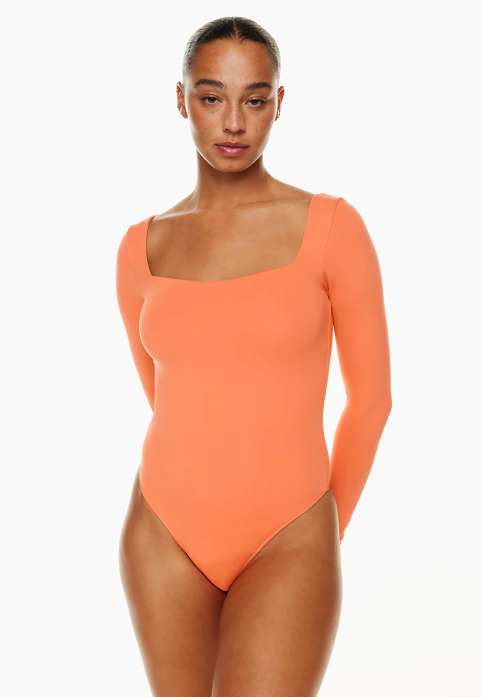 Contour Squareneck Longsleeve Bodysuit from Aritzia.