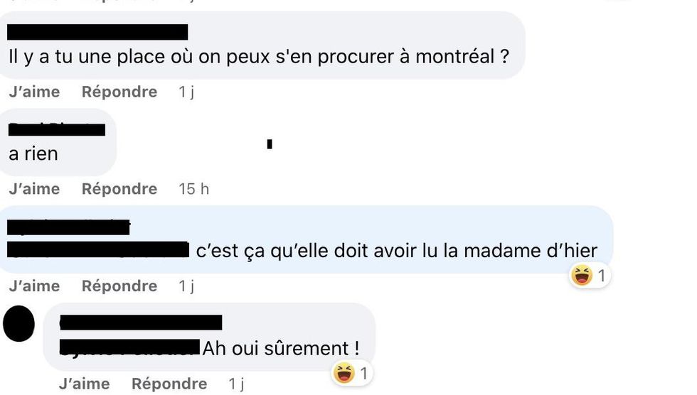 Conversation Facebook \u00e0 propos de l'iode en cas d'attaque nucl\u00e9aire.