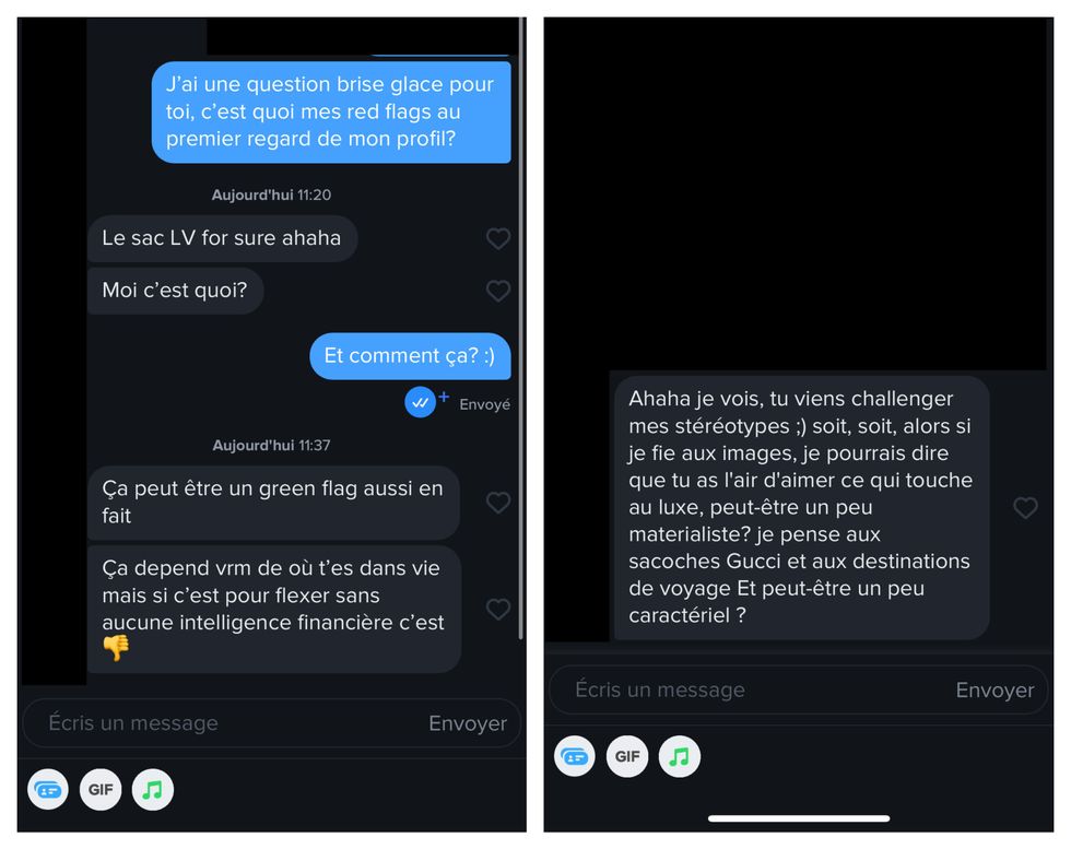 Conversation Tinder.