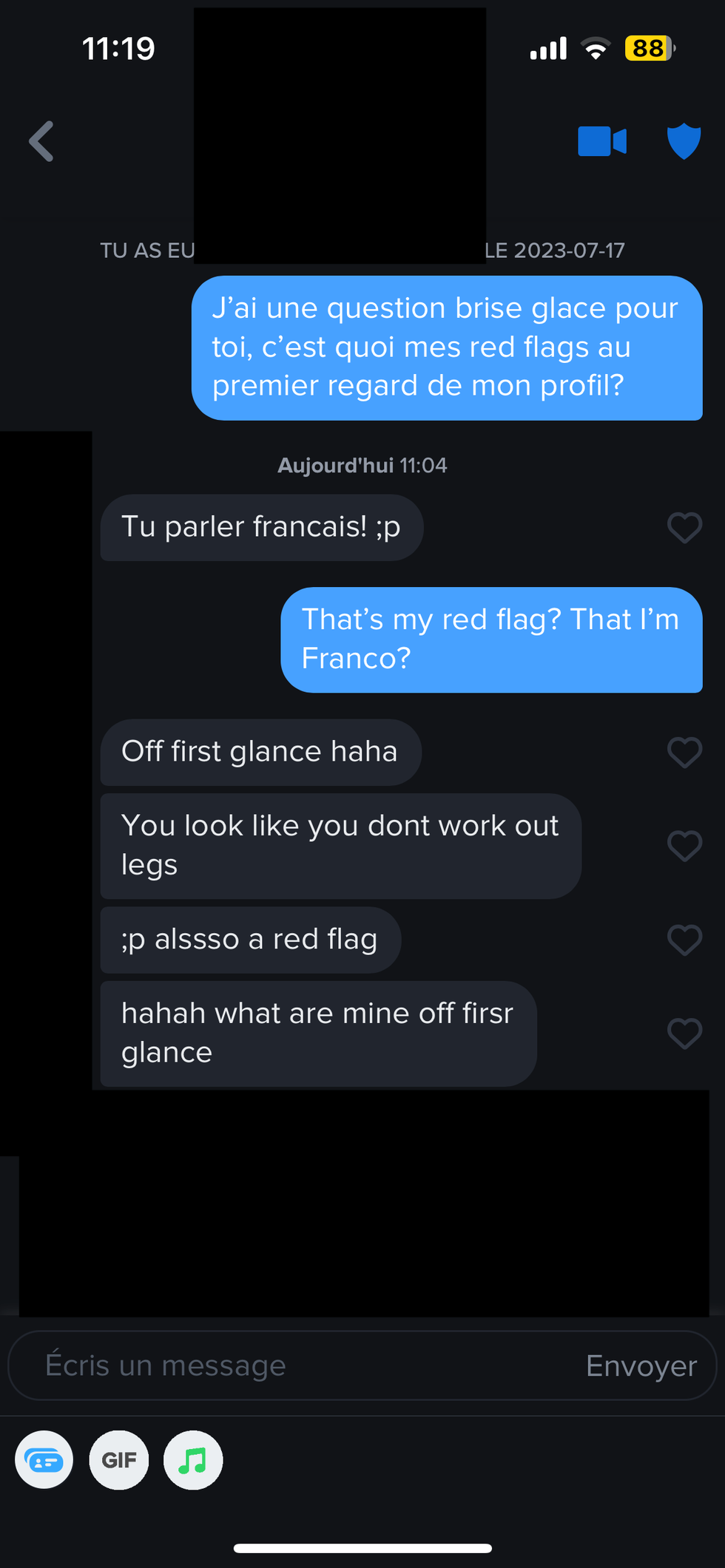 Conversation Tinder.