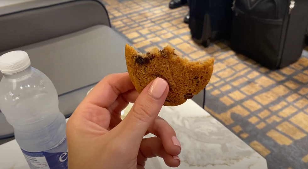 cookie at plaza premium international lounge terminal 3 pearson airport