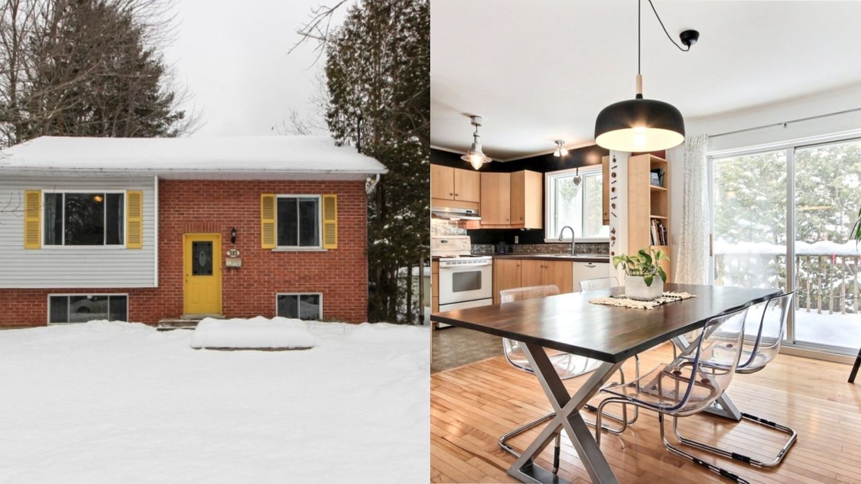 Coquette maison à vendre à 30 minutes de Montréal avec un intérieur chaleureux