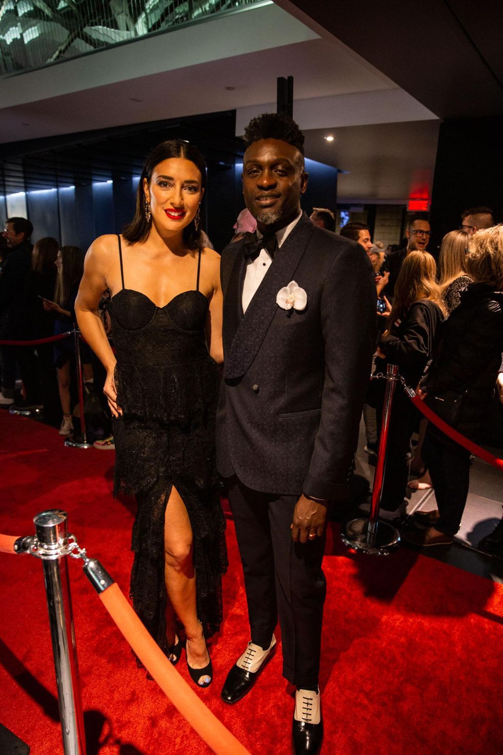 Corneille et sa conjointe Sofia.