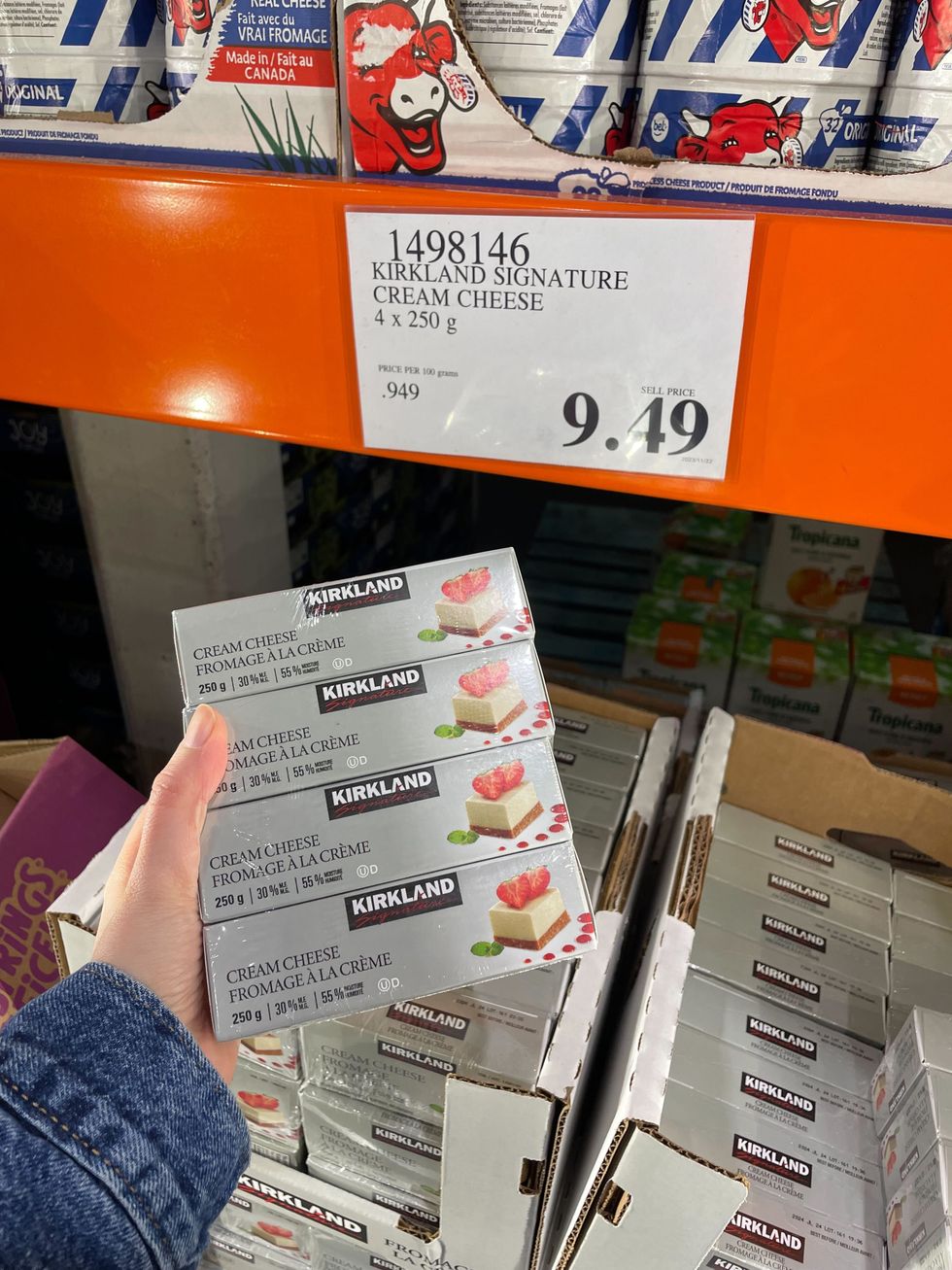 costco kirkland signature cream cheese
