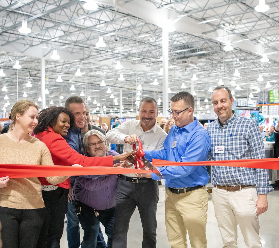 Costco ribbon cutting.