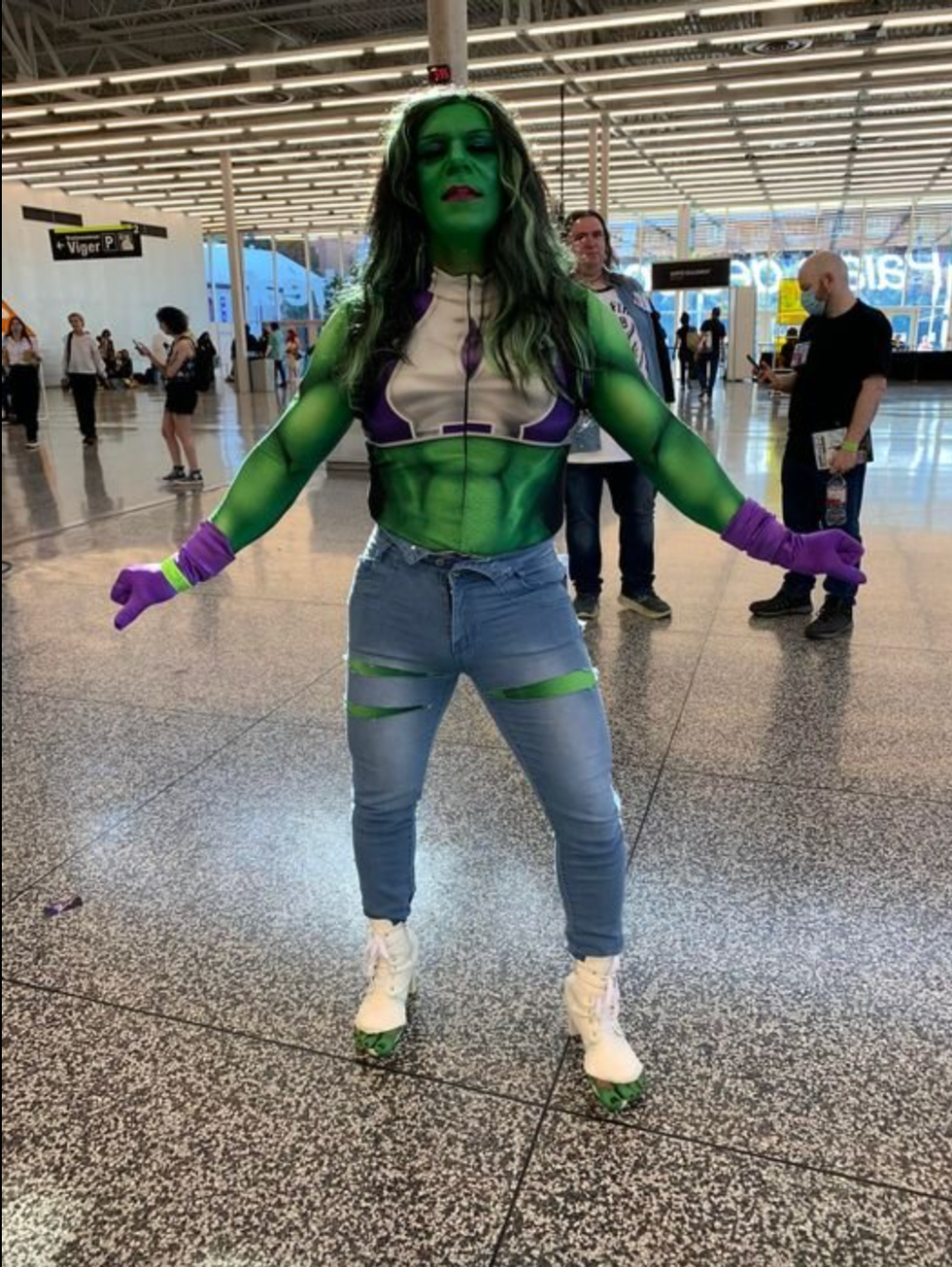 Costume de She-Hulk.