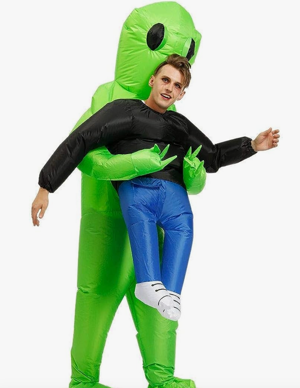 Costume humain et alien.