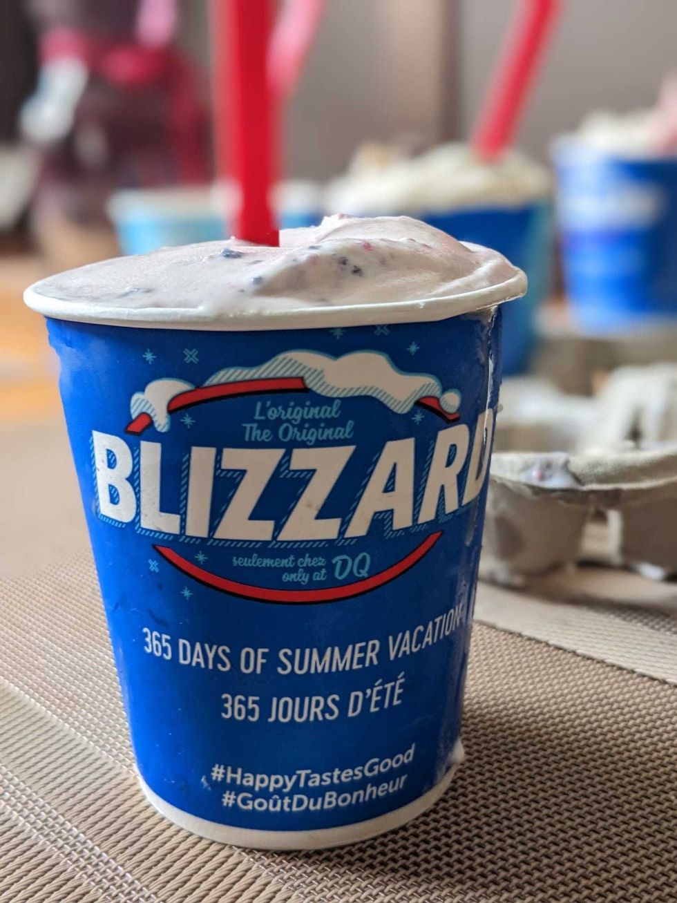 Cotton Candy Blizzard.