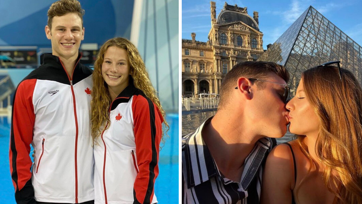 Couple Vincent Riendeau et Caeli McKay.