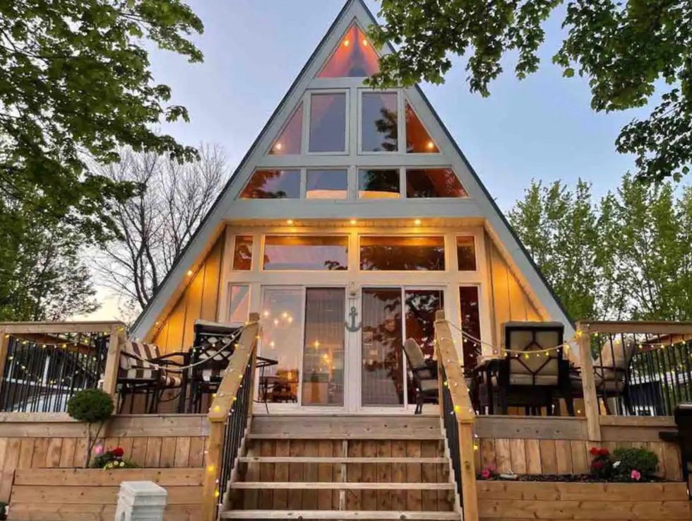 Couples' waterfront cottage.