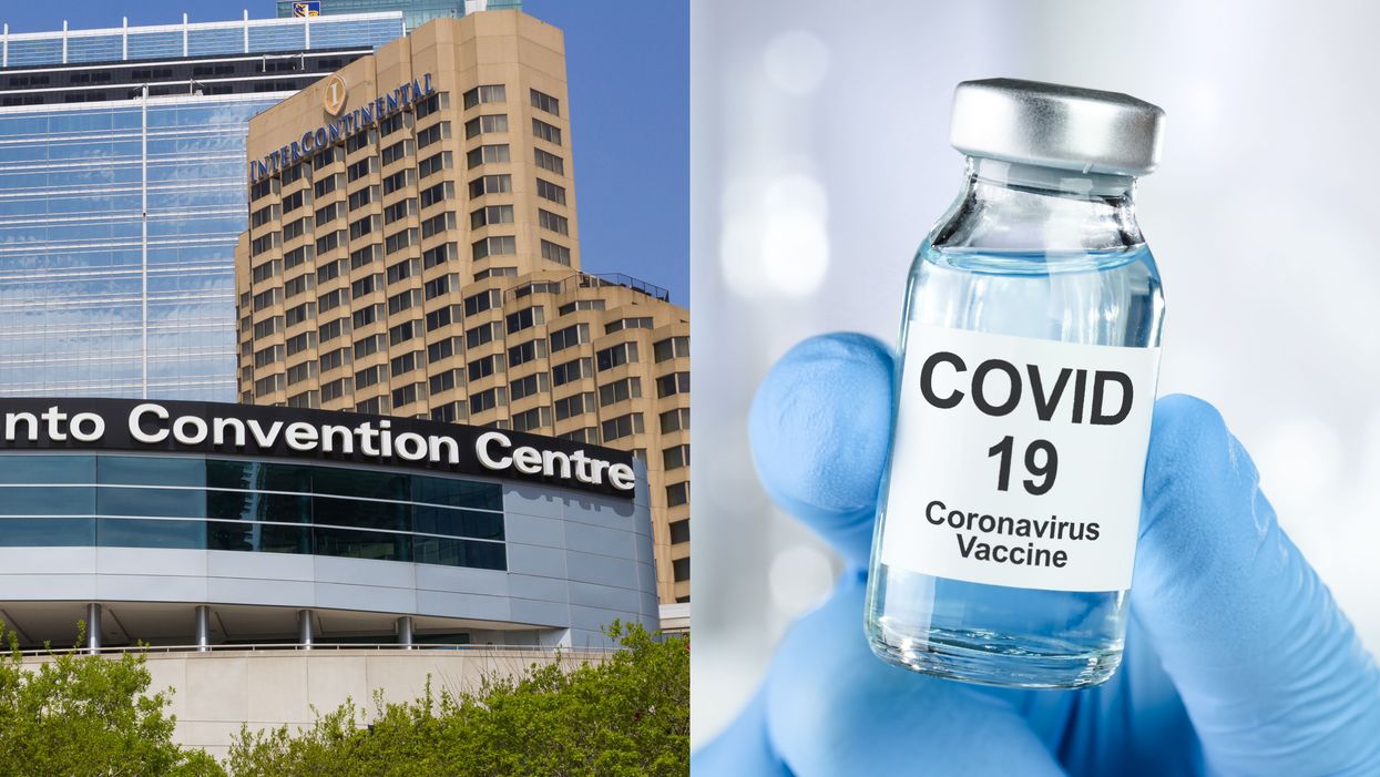COVID-19 Immunization Clinic At Metro Toronto Convention Centre Opens Monday