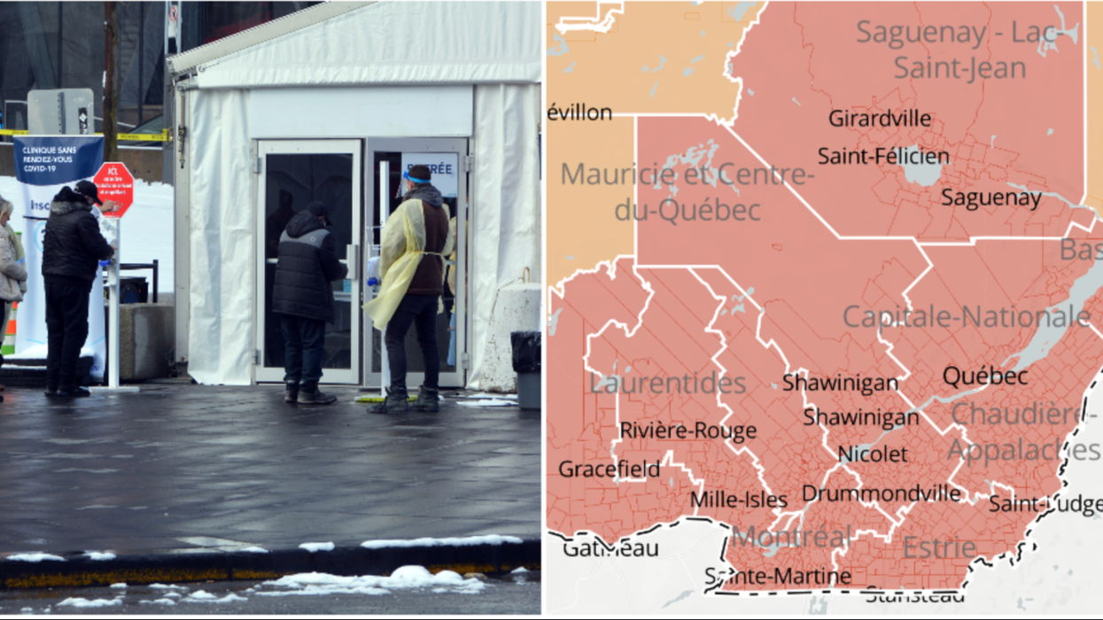 COVID-19: Le Québec bat un autre record de cas et voici les régions les plus touchées
